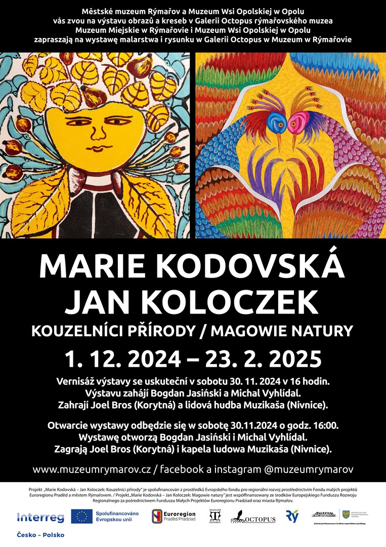 MARIE KODOVSKÁ - JAN KOLOCZEK: KOUZELNÍCI PŘÍRODY, 1.12.2024-23.2.2025