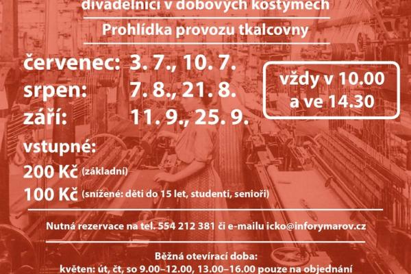 MIMOŘÁDNÉ KOMENTOVANÉ PROHLÍDKY V EXTERNÍ EXPOZICI TEXTILNICTVÍ