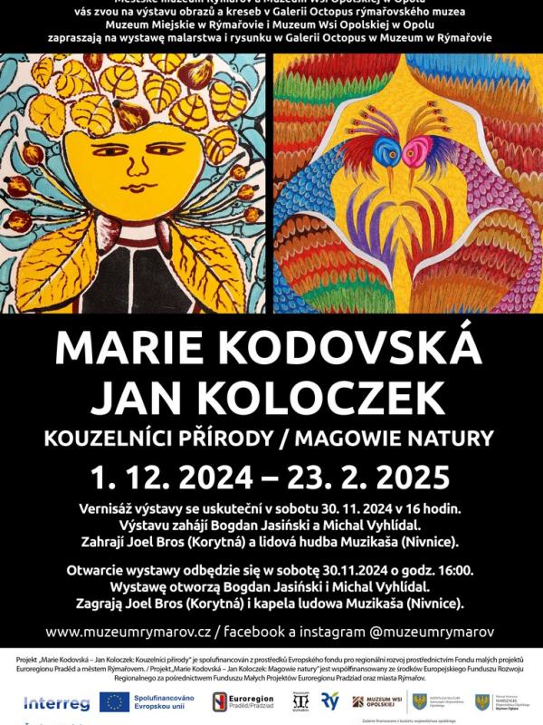 MARIE KODOVSKÁ - JAN KOLOCZEK: KOUZELNÍCI PŘÍRODY, 1.12.2024-23.2.2025